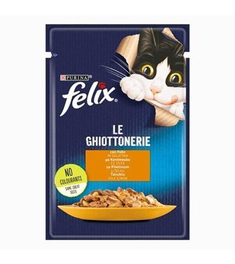 Felix Yetişkin Tavuklu Yaş Kedi Maması 100 gr