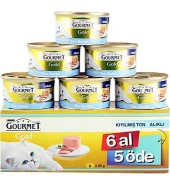 Purina Gourmet Gold Yetişkin Ton Balığı Yaş Kedi Maması 85 gr