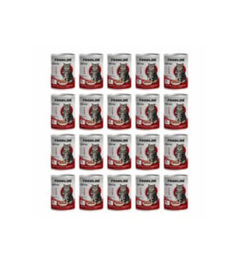 Foodline Yetişkin Biftek Parça Etli-Soslu Yaş Kedi Maması 20x400 gr