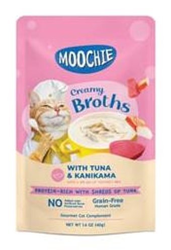 Moochie Yetişkin Kanikama-Ton Balığı Çorba Yaş Kedi Maması 40 gr