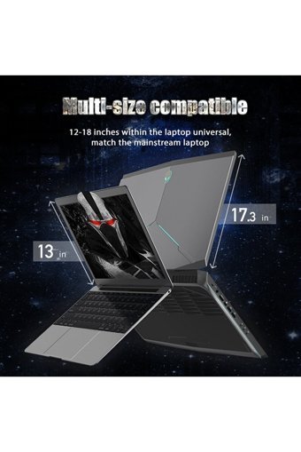 Popshop XD SR02 Katlanabilir Plastik Dikey Ayarlanabilir Soğutuculu Taşınabilir RGB Laptop Standı