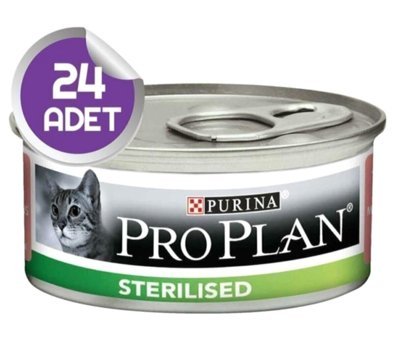 Pro Plan Yetişkin Kısırlaştırılmış Somon Yaş Kedi Maması 85 gr