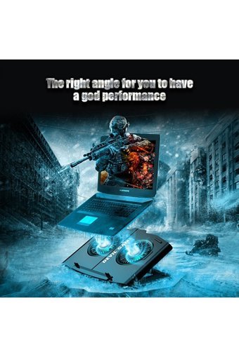 Popshop XD SR02 Katlanabilir Plastik Dikey Ayarlanabilir Soğutuculu Taşınabilir RGB Laptop Standı