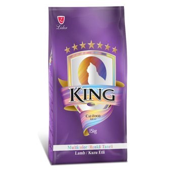 King Yetişkin Kuzu Etli Yaş Kedi Maması 15 kg