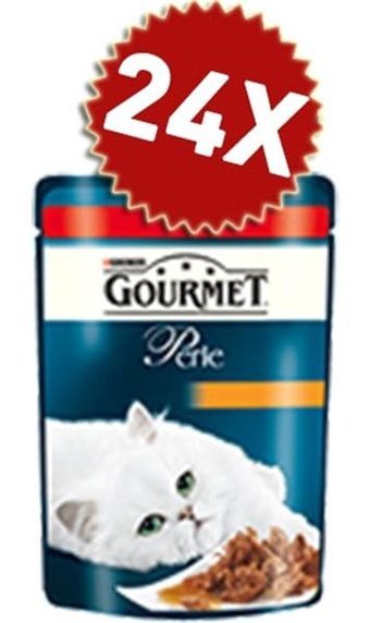Purina Gourmet Gold Yetişkin Sığır Etli Soslu Yaş Kedi Maması 24x85 gr
