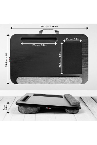 Duronic DML433 Ahşap Taşınabilir Laptop Standı