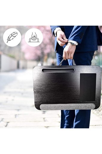 Duronic DML433 Ahşap Taşınabilir Laptop Standı