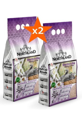 Northland Topaklanan İnce Taneli Bentonit Kedi Kumu 2x5 lt