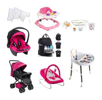 Lets Go Baby Çift Yönlü Katlanabilir Tek Elle Kapanan 360 Derece Dönen Tam Yatar Travel Sistem Bebek Arabası
