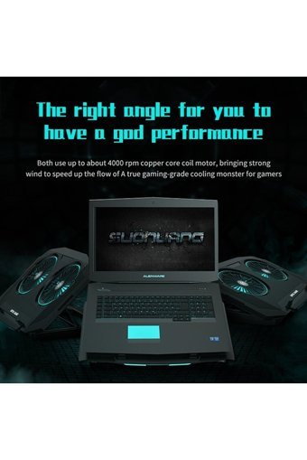 Popshop XD SR03 Katlanabilir Plastik Dikey Ayarlanabilir Soğutuculu Taşınabilir RGB Laptop Standı
