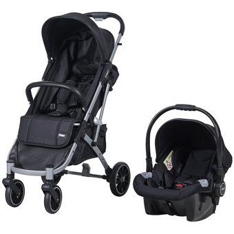 Prego Covi Plus Çift Yönlü Katlanabilir Tek Elle Kapanan 360 Derece Dönen Tam Yatar Travel Sistem Bebek Arabası