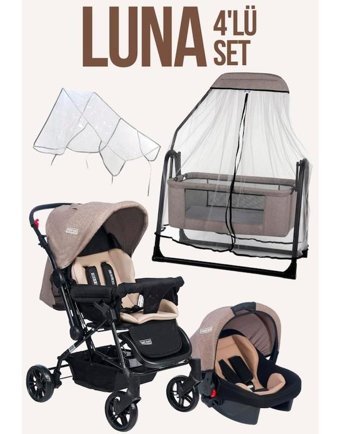 Tommybaby Luna Katlanabilir 360 Derece Dönen Puset Bebek Arabası