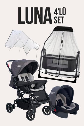 Tommybaby Luna Katlanabilir 360 Derece Dönen Puset Bebek Arabası
