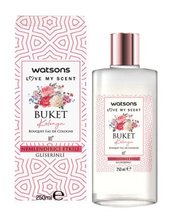 Watsons Buket Çiçeği Cam Şişe Kolonya 250 ml