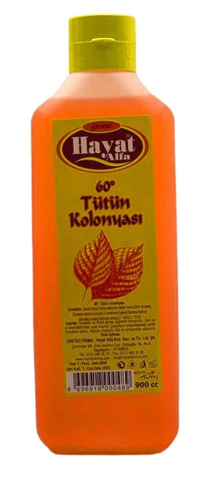Hayat Tütün Kolonya 900 ml