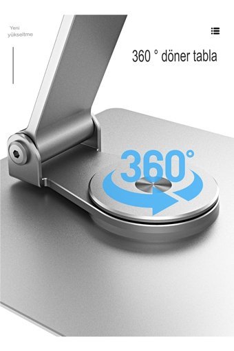 Fogy TX009 Metal Soğutuculu Taşınabilir RGB Laptop Standı