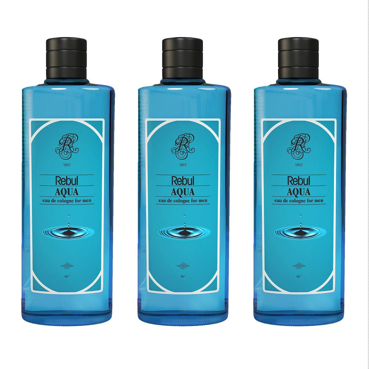 Rebul Deniz Cam Şişe Kolonya 3x250 ml
