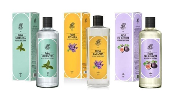 Rebul Lavanta-Yeşil Çay Cam Şişe Kolonya 3x270 ml