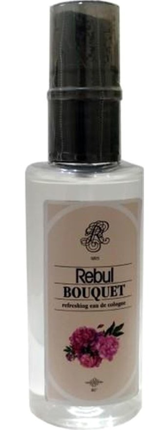Rebul Buket Çiçeği Cam Şişe Kolonya 50 ml