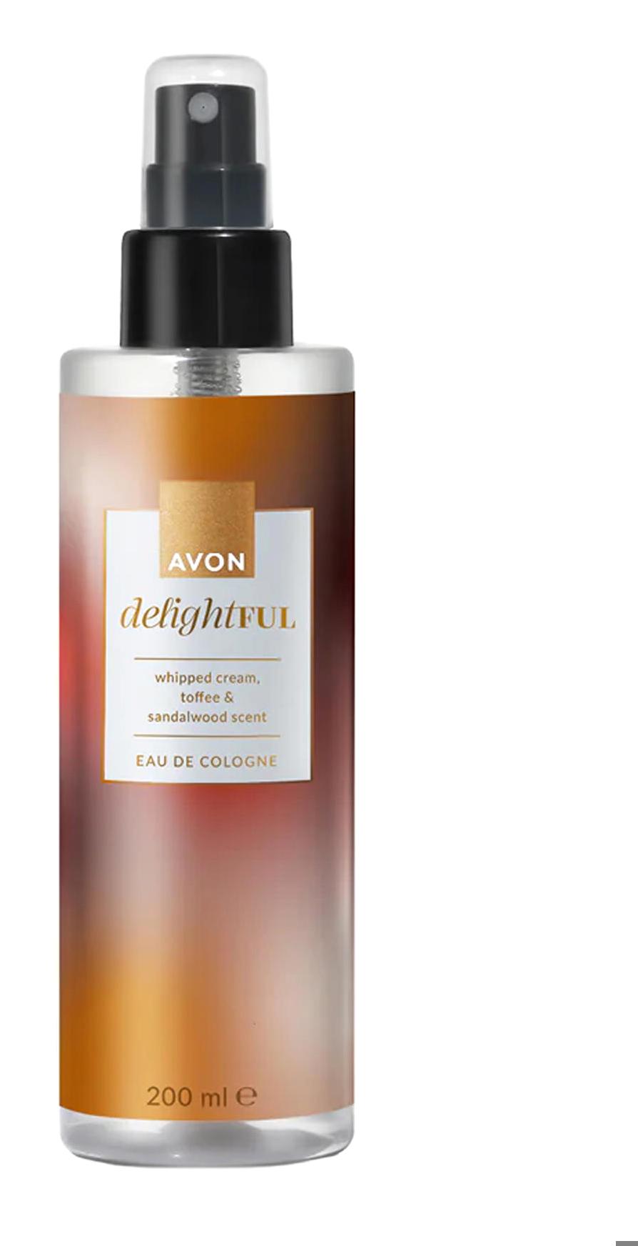 Avon Delightful Krem Şanti-Sandal Ağacı-Şekerleme Kolonya 200 ml