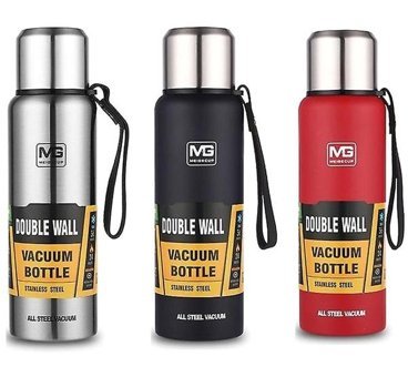Alibee Double Wall Paslanmaz Çelik 1 lt Outdoor Termos Kırmızı