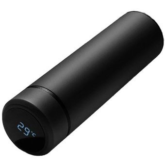 Worryfreeshopping Akıllı Paslanmaz Çelik 0.5 lt Outdoor Termos Siyah