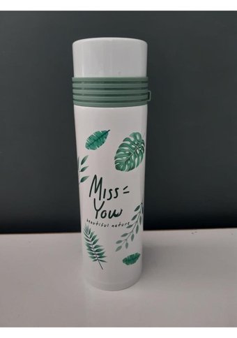 Galeri Kristal Kristal Miss Çelik 0.35 lt Outdoor Termos Beyaz