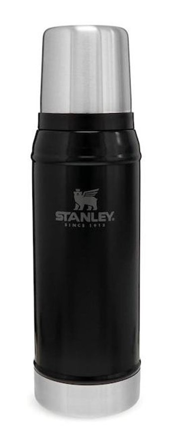 Stanley Klasik Vakumlu Paslanmaz Çelik 0.75 lt Outdoor Termos Siyah