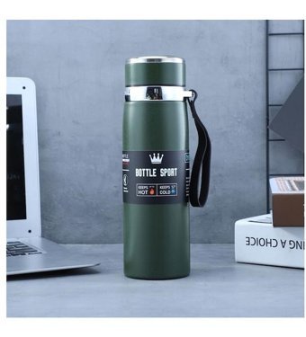 Alibee Bottle Sport Paslanmaz Çelik 600 ml Outdoor Termos Yeşil