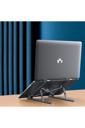 Resolut Katlanabilir Metal Dikey Ayarlanabilir Taşınabilir Ayaklı Hareketli Laptop Standı