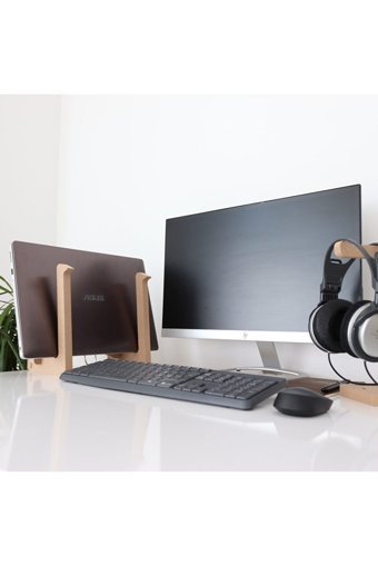 Hanwood Ahşap Taşınabilir Laptop Standı