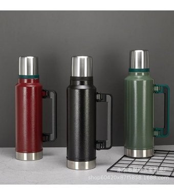 Jzcat Vakumlu Paslanmaz Çelik 1.9 lt Outdoor Termos Kırmızı