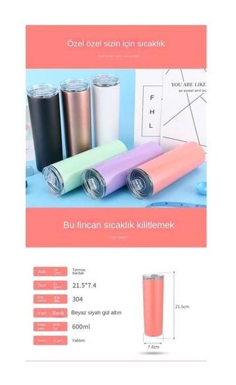 Hyt Paslanmaz Çelik 0.6 lt Outdoor Termos Siyah