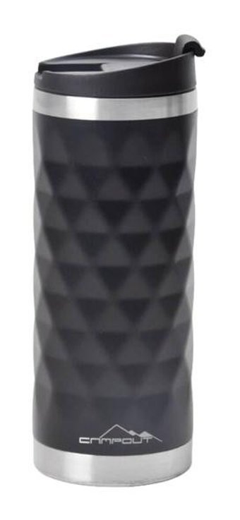 Campout Campout Paslanmaz Çelik 0.5 lt Outdoor Termos Kahverengi - Siyah