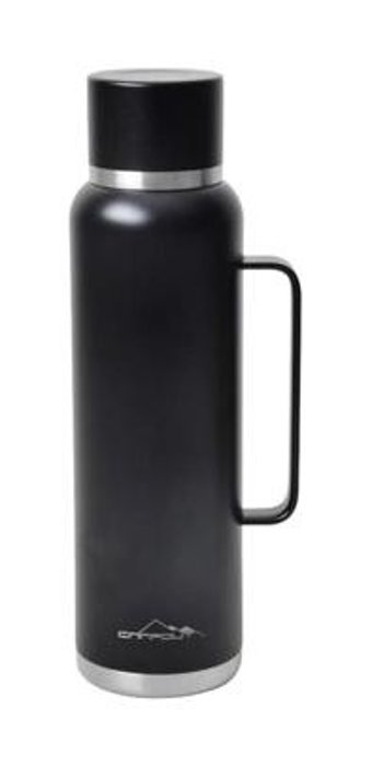 Campout Çift Katmanlı Paslanmaz Çelik 1.5 lt Outdoor Termos Siyah