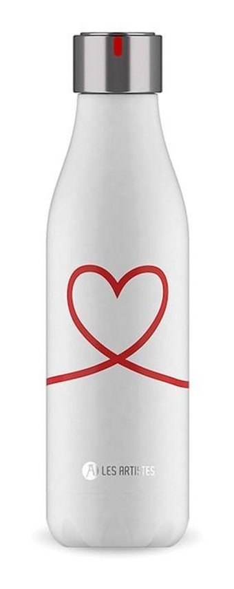 Les Artistes Paris Love Çelik 0.5 lt Outdoor Termos Beyaz