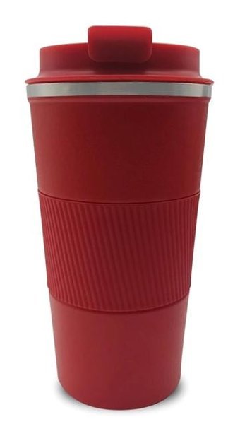 Aliyosso Kaydırmaz Silikon 0.5 lt Outdoor Termos Kırmızı