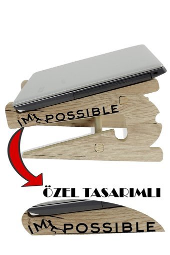 Canestar Ahşap Taşınabilir Laptop Standı