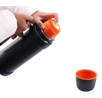 King Camp Vacuum Paslanmaz Çelik 0.75 lt Outdoor Termos Siyah