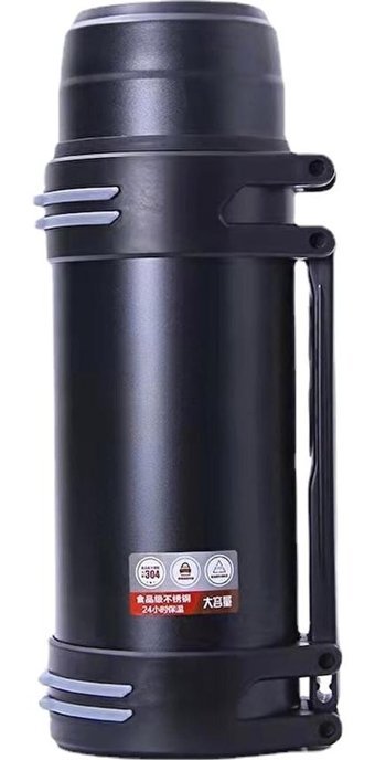 Hyt Paslanmaz Çelik 2 lt Outdoor Termos Siyah