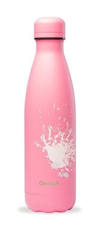 Qwetch Qd3381 Paslanmaz Çelik 0.5 lt Outdoor Termos Pembe