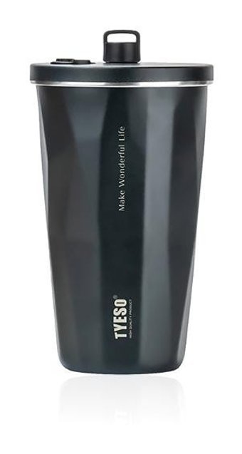 Tyeso Crush Tumbler Paslanmaz Çelik 600 ml Outdoor Termos Siyah