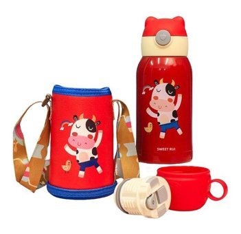 Maotai Paslanmaz Çelik 0.5 lt Outdoor Termos Kırmızı