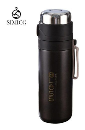 Simicg Paslanmaz Çelik 0.5 lt Outdoor Termos Siyah
