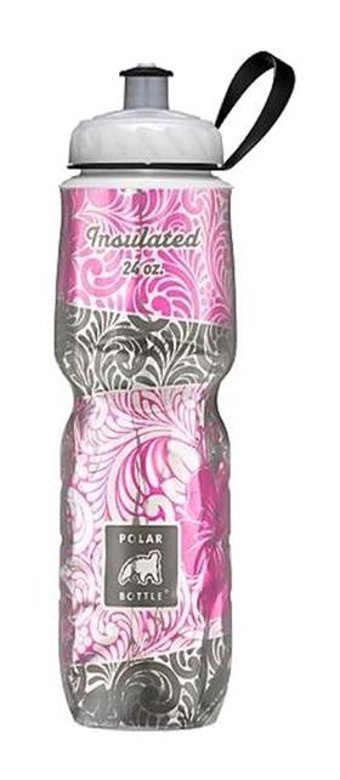 Polar Bottle Insulated Graphic Çelik 0.7 lt Outdoor Termos Gri - Pembe