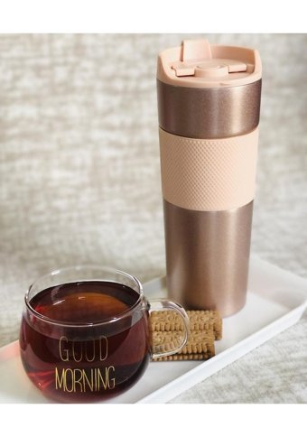 Tohana Good Morning Paslanmaz Çelik 0.45 lt Outdoor Termos Altın