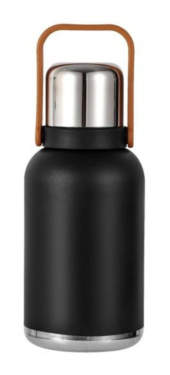 Hyt Taşınabilir Paslanmaz Çelik 800 ml Outdoor Termos Beyaz - Siyah