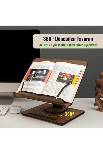 Vigo Wood Ahşap Taşınabilir Laptop Standı