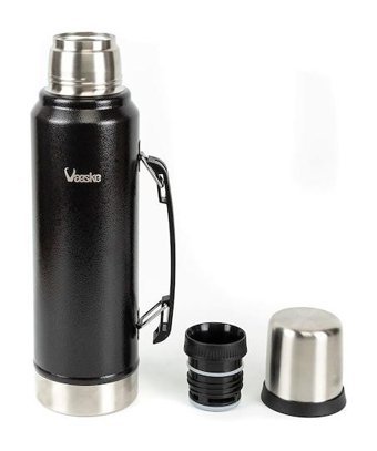 Vaeske Çelik 1.4 lt Outdoor Termos Siyah