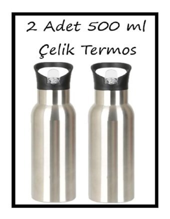 Bayev Paslanmaz Çelik 0.5 lt Outdoor Termos Gümüş